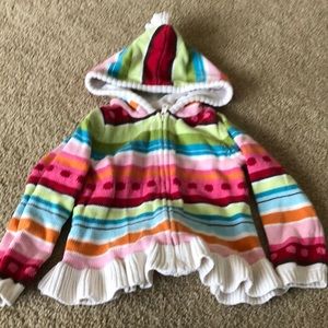 Sweet sweater size 4t with hood